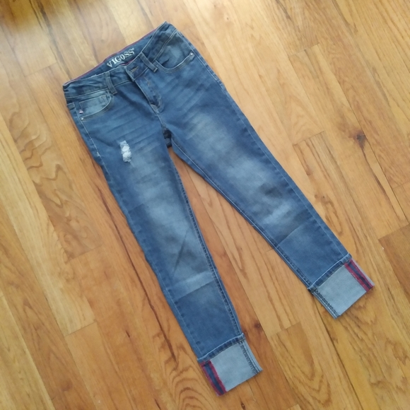 #357 Girls Vigoss Straight Blue Jeans Stevie - Picture 14 of 14